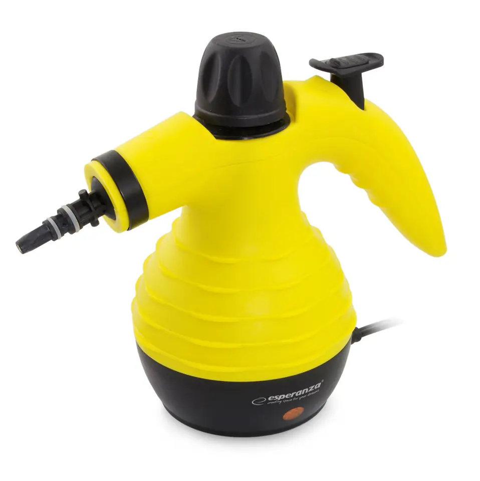 ⁨Esperanza EHS001 Steam cleaner 0.35L Black, Yellow 900W⁩ at Wasserman.eu