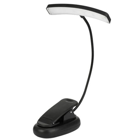 ⁨Alogy LED desk lamp with reading clip with rechargeable battery Black⁩ at Wasserman.eu