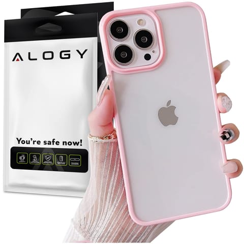 Etui ochronne obudowa Alogy Hybrid Candy Case do Apple iPhone 13 Pro różowo-przezroczyste w sklepie Wasserman.eu