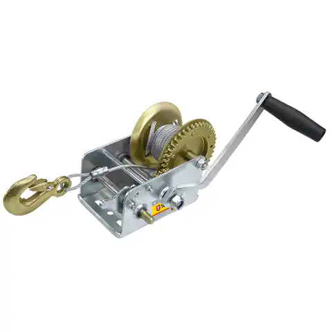 ⁨Rope winch with ratchet brake 0.9 t, rope 10 m⁩ at Wasserman.eu