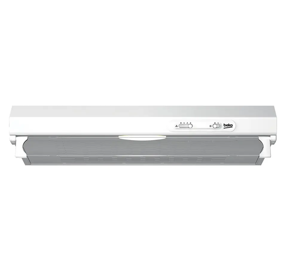 ⁨Beko CFB 6310 W cooker hood 160 m3/h Wall-mounted White⁩ at Wasserman.eu