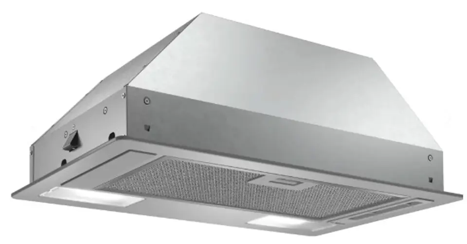 ⁨Bosch Serie 2 DLN53AA70 cooker hood 302 m³/h Built-in Stainless steel⁩ at Wasserman.eu