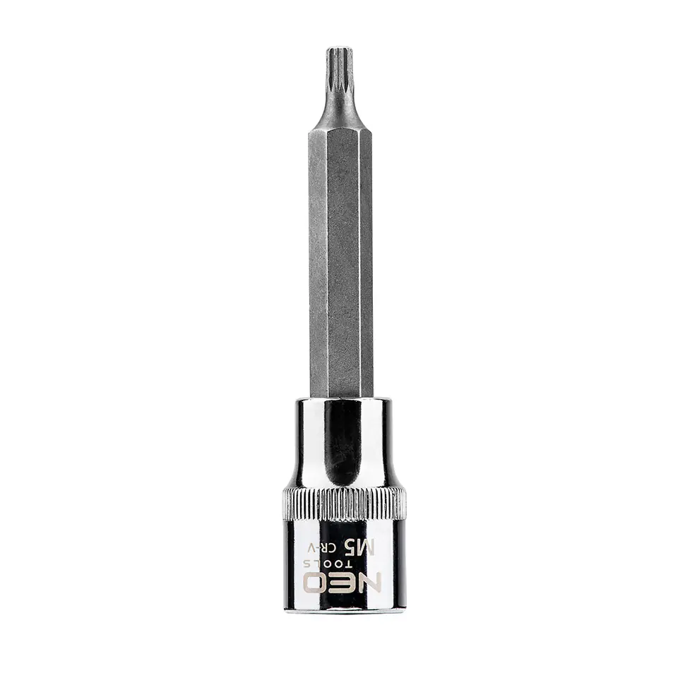 ⁨Spline tip on 1/2" socket, M5 x 100 mm⁩ at Wasserman.eu
