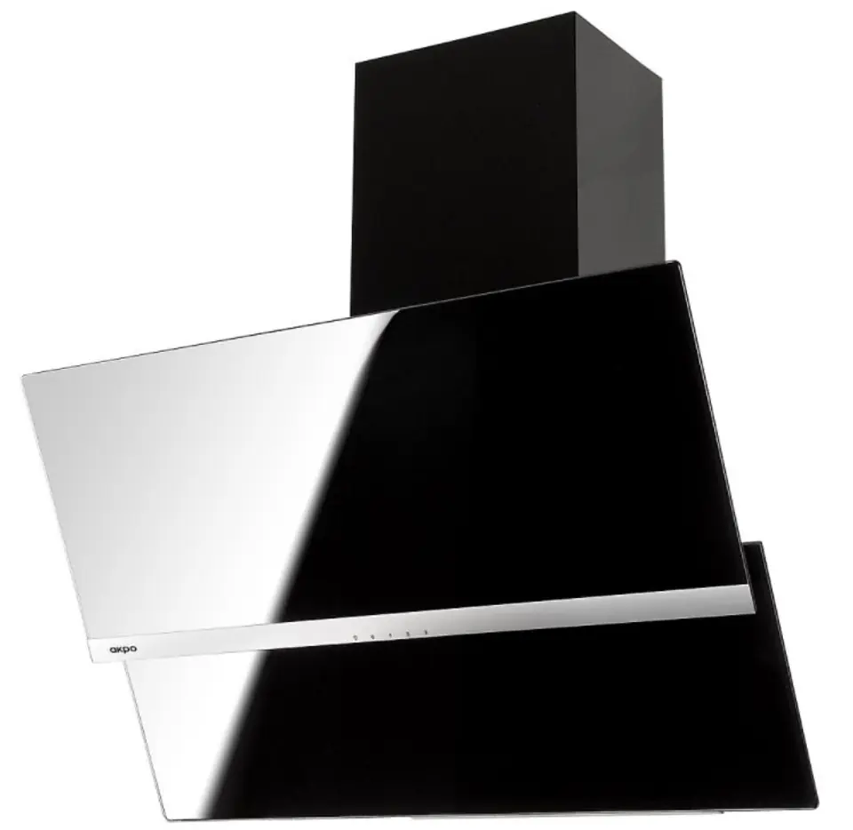 ⁨Cooker hood Akpo WK-4 Balance Eco 60 Chimney Black⁩ at Wasserman.eu