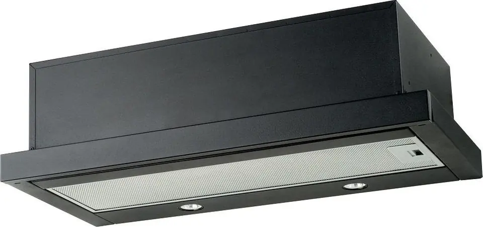 Okap podszafkowy teleskopowy AKPO WK-7 LIGHT ECO 60 CZARNY (265,5 m3/h; 600mm; kolor czarny) w sklepie Wasserman.eu