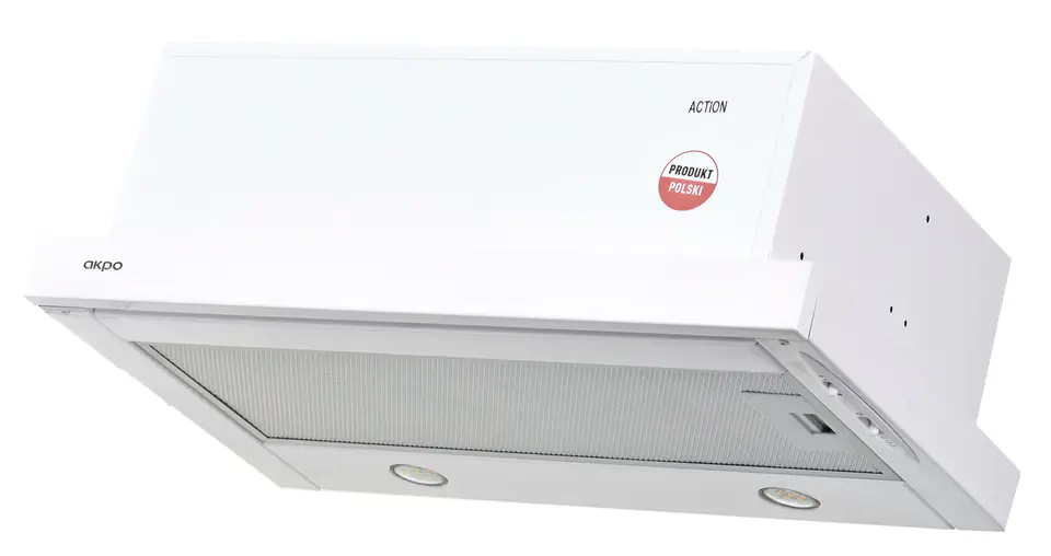 ⁨Akpo WK-7 Light Eco 50 Built-under cooker hood White⁩ at Wasserman.eu