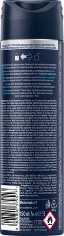 ⁨NIVEA Men Deep Beat Antyperpirant w sprayu dla mężczyzn 150 ml⁩ w sklepie Wasserman.eu
