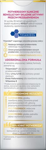 ⁨NIVEA Luminous Krem przeciw przebarwieniom na dzień SPF 50⁩ w sklepie Wasserman.eu