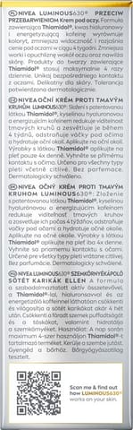 ⁨NIVEA Luminous Krem przeciw przebarwieniom pod oczy 15 ml⁩ w sklepie Wasserman.eu