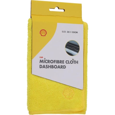 ⁨ŚCIERECZKA DO CZYSZCZENIA Z MICROFIBRY DO KOKPITU 35x35CM SHELL⁩ w sklepie Wasserman.eu