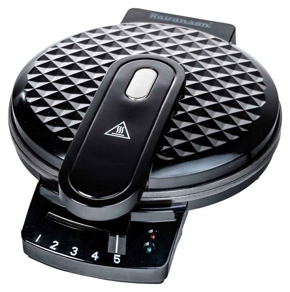 ⁨Waffle Iron Ravanson GR-7010 5 waffle(s) 1200 W Black⁩ at Wasserman.eu