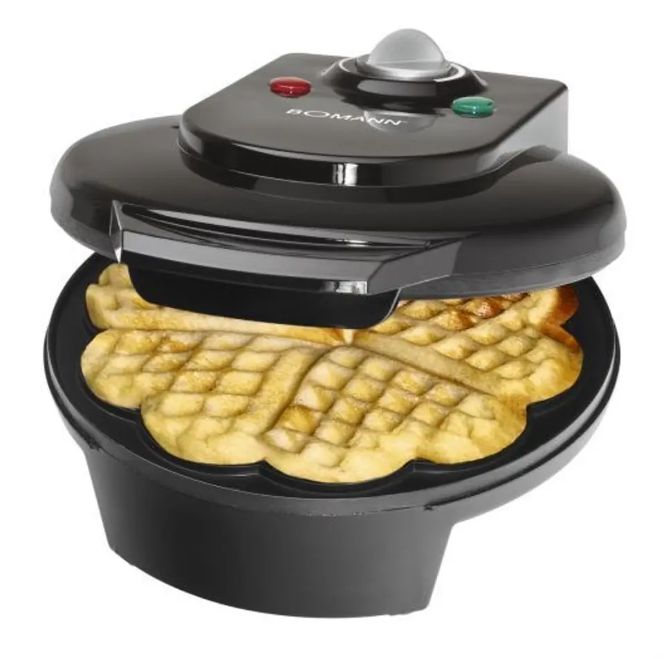 ⁨Bomann WA 5018 CB 1 waffle(s) 1200 W Black⁩ at Wasserman.eu