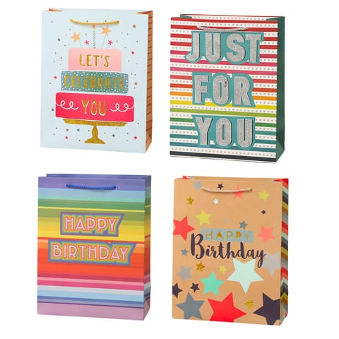 ⁨Torba Prezentowa Urodzinowa Happy Birthday 23 x 18 x 10cm⁩ w sklepie Wasserman.eu