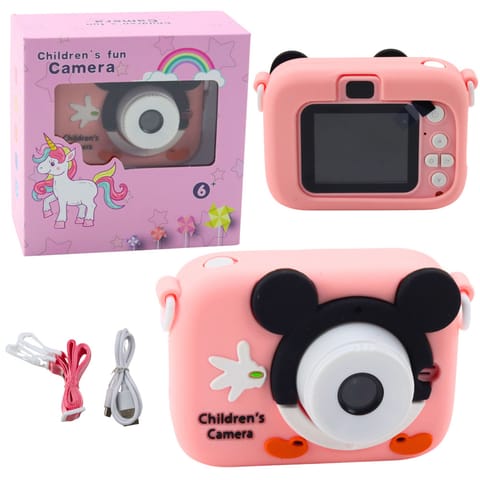 ⁨Aparat Cyfrowy Dla Dzieci Myszka Różowy 48Mpx HD 1080P⁩ w sklepie Wasserman.eu