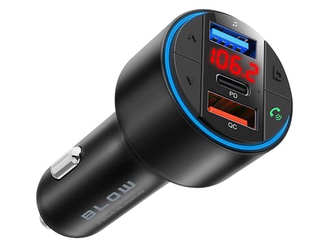 ⁨Transmiter FM BLOW Bluetooth5.3+QC3.0+PD 30W V.2⁩ w sklepie Wasserman.eu