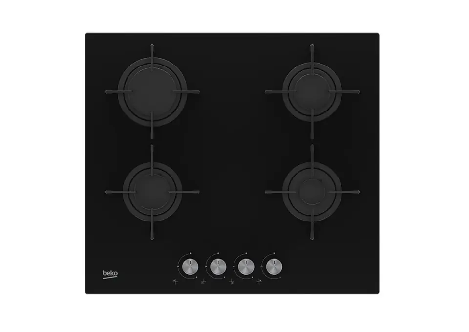 ⁨Beko HILG 64220 S hob Black Built-in Gas 4 zone(s)⁩ at Wasserman.eu