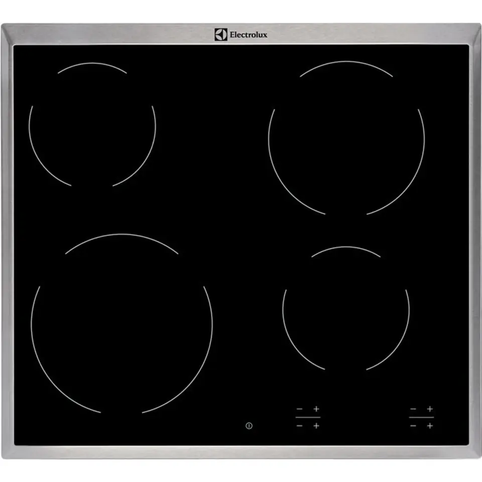 ⁨Electrolux EHF16240XK hob Black Built-in Zone Ceramic hob 4 zone(s)⁩ at Wasserman.eu