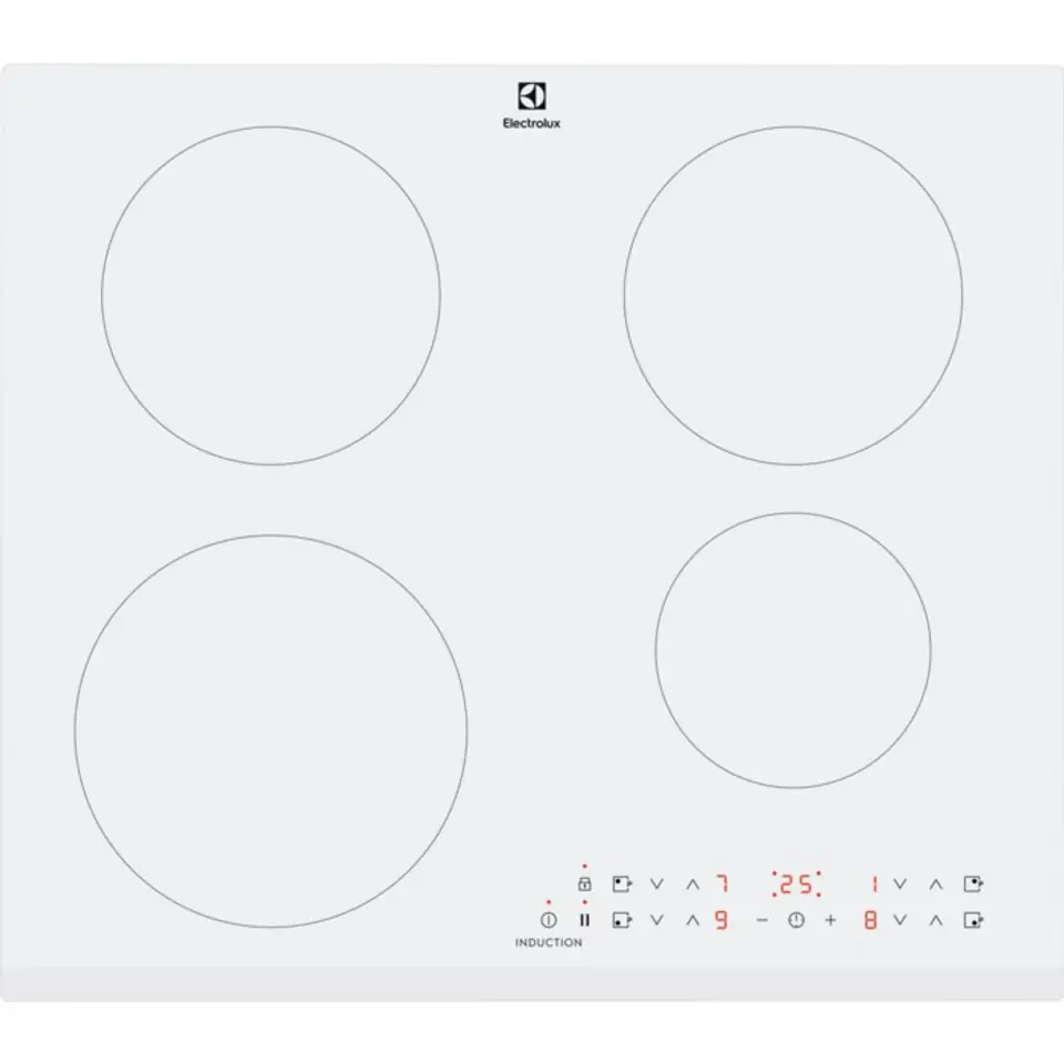 ⁨Electrolux LIR60430BW hob White Built-in 60 cm Zone induction hob 4 zone(s)⁩ at Wasserman.eu