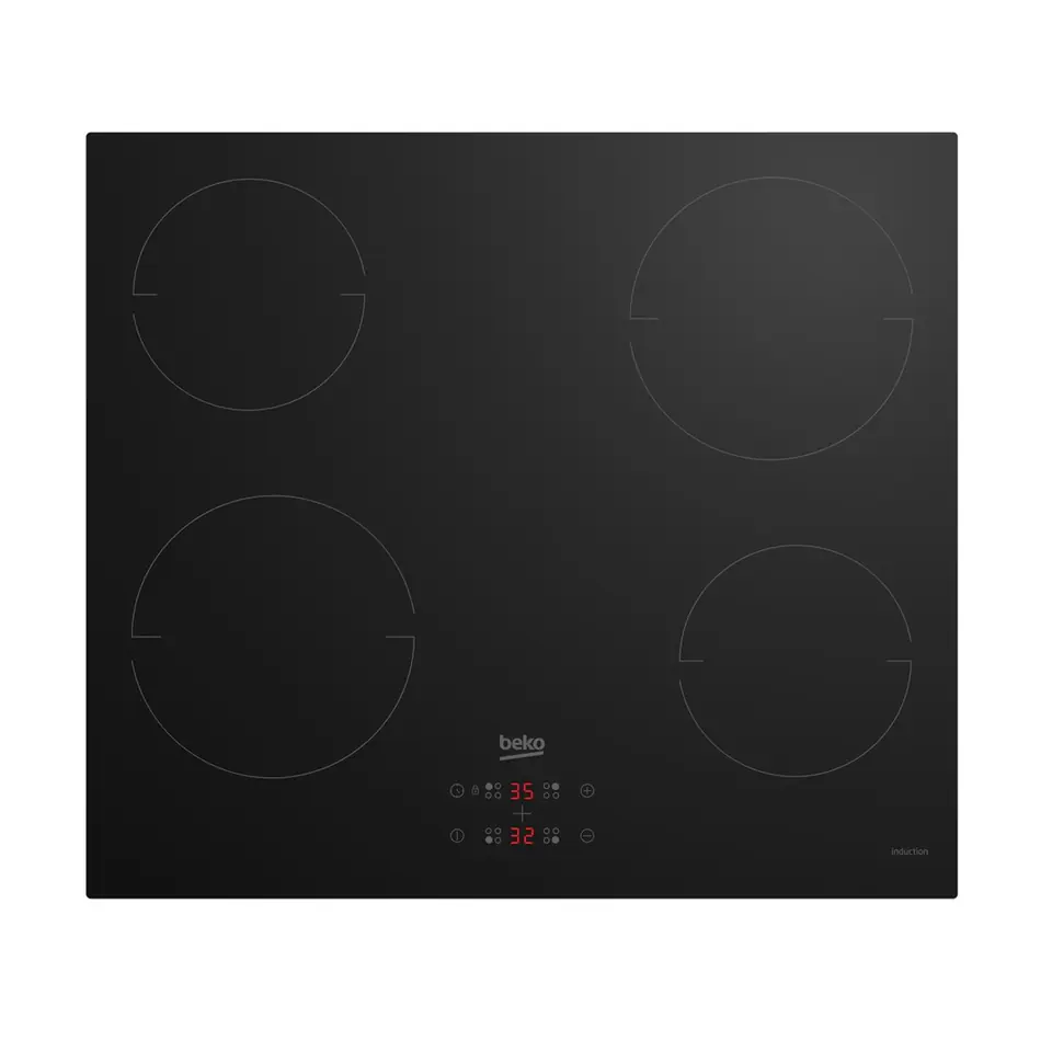 ⁨Beko HII 64401MT hob Black Built-in Zone induction hob 4 zone(s)⁩ at Wasserman.eu