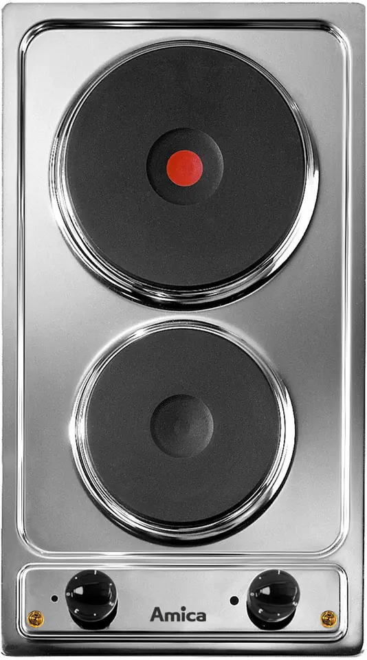 Amica PEA0420 Electric hob (2 fields, inox color) at Wasserman.eu