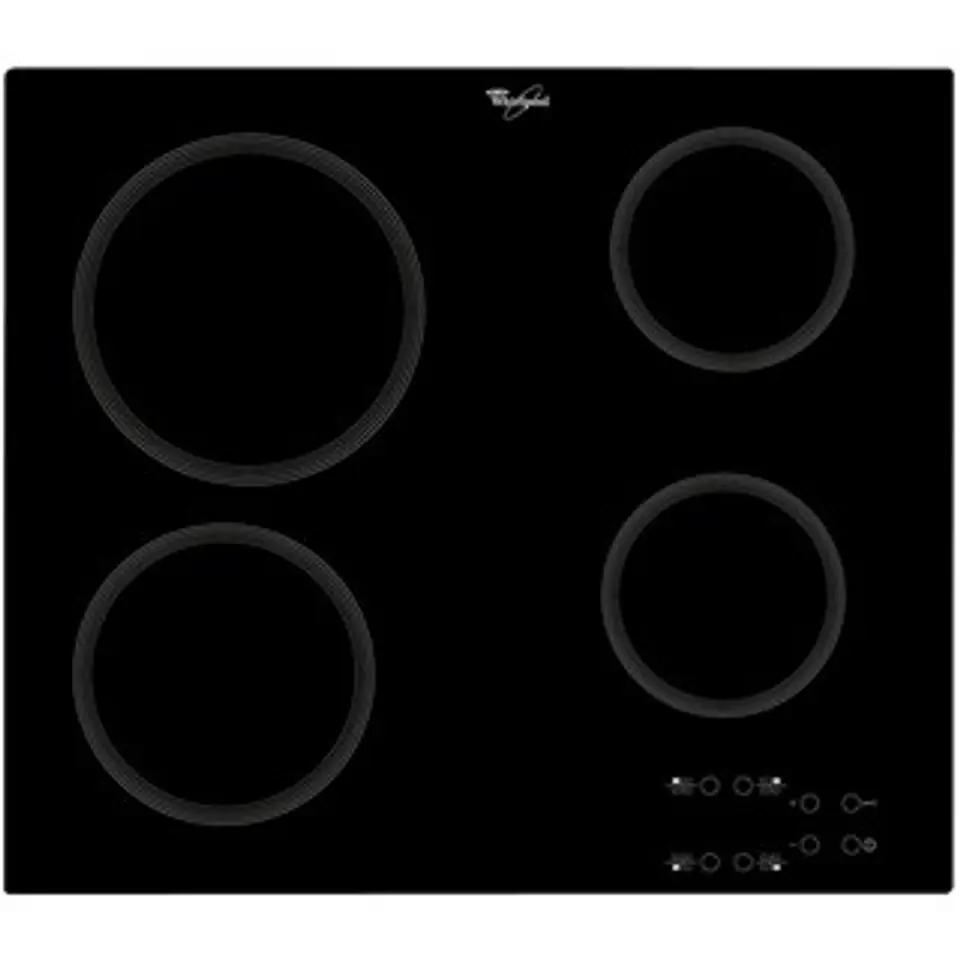 ⁨Whirlpool AKT 801/NE hob Black Built-in Zone induction hob 4 zone(s)⁩ at Wasserman.eu