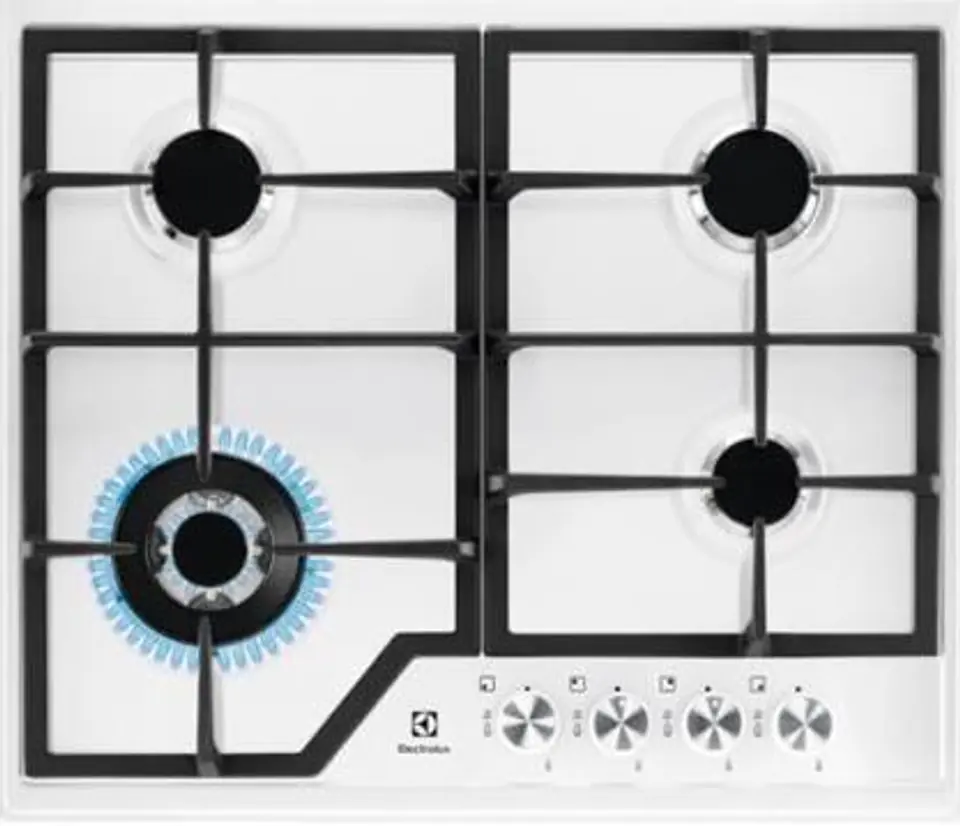 ⁨Electrolux EGS6436WW White Built-in Gas 4 zone(s)⁩ at Wasserman.eu