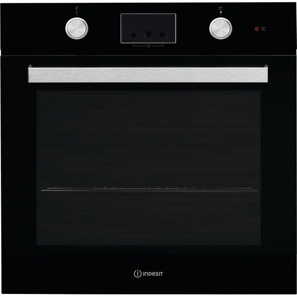 ⁨Indesit IFW 65Y0 J BL oven 66 L A Black, Stainless steel⁩ at Wasserman.eu