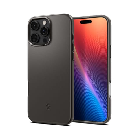 ⁨Spigen Thin Fit Mag MagSafe - Etui do iPhone 16 Pro (Gunmetal)⁩ w sklepie Wasserman.eu