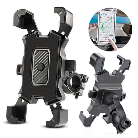 ⁨Uchwyt rowerowy Alogy One Touch Bike Holder do telefonu 4.5-7" na kierownicę na rower motocykl hulajnogę Czarny⁩ w sklepie Wasserman.eu