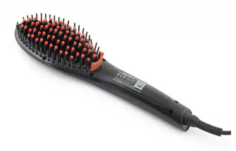 ⁨Esperanza EBP006 hair styling tool Straightening brush Black 1.8 m 50 W⁩ at Wasserman.eu