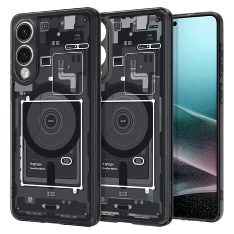 ⁨Spigen Ultra Hybrid Mag MagSafe - Etui do Samsung Galaxy S25 Edge (Zero One Black)⁩ w sklepie Wasserman.eu