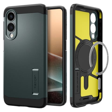 ⁨Spigen Tough Armor MagSafe - Etui do Samsung Galaxy S25 Edge (Abyss Green)⁩ w sklepie Wasserman.eu