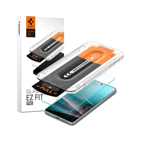 ⁨Spigen GLAS.TR EZ Fit Pro - Szkło hartowane do Samsung Galaxy S25 Edge⁩ w sklepie Wasserman.eu