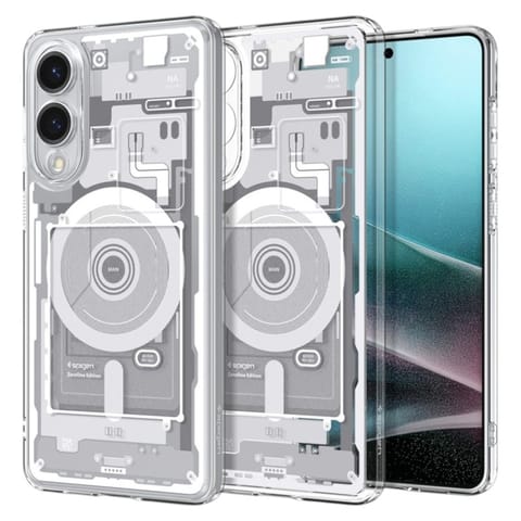 ⁨Spigen Ultra Hybrid Mag MagSafe - Etui do Samsung Galaxy S25 Edge (Zero One White)⁩ w sklepie Wasserman.eu