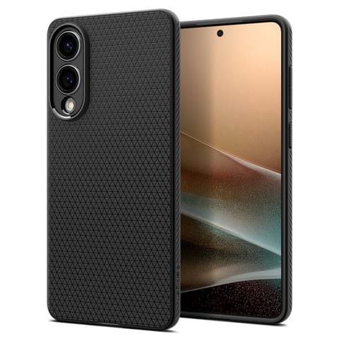 ⁨Spigen Liquid Air - Etui do Samsung Galaxy S25 Edge (Matte Black)⁩ w sklepie Wasserman.eu