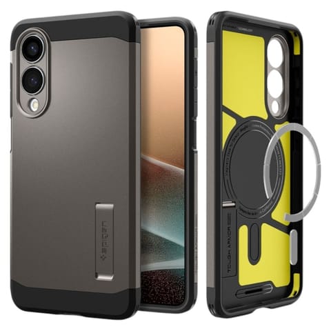 ⁨Spigen Tough Armor MagSafe - Etui do Samsung Galaxy S25 Edge (Gunmetal)⁩ w sklepie Wasserman.eu