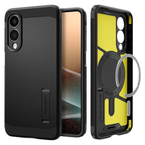 ⁨Spigen Tough Armor MagSafe - Etui do Samsung Galaxy S25 Edge (Black)⁩ w sklepie Wasserman.eu