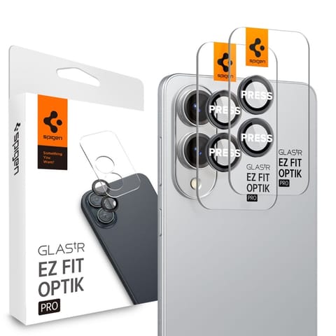 ⁨Spigen Optik Pro GLAS.TR EZ Fit Camera Protector 2-Pack - Szkło ochronne na obiektyw do Samsung Galaxy S25 Edge (2 szt)(Czarny)⁩ w sklepie Wasserman.eu