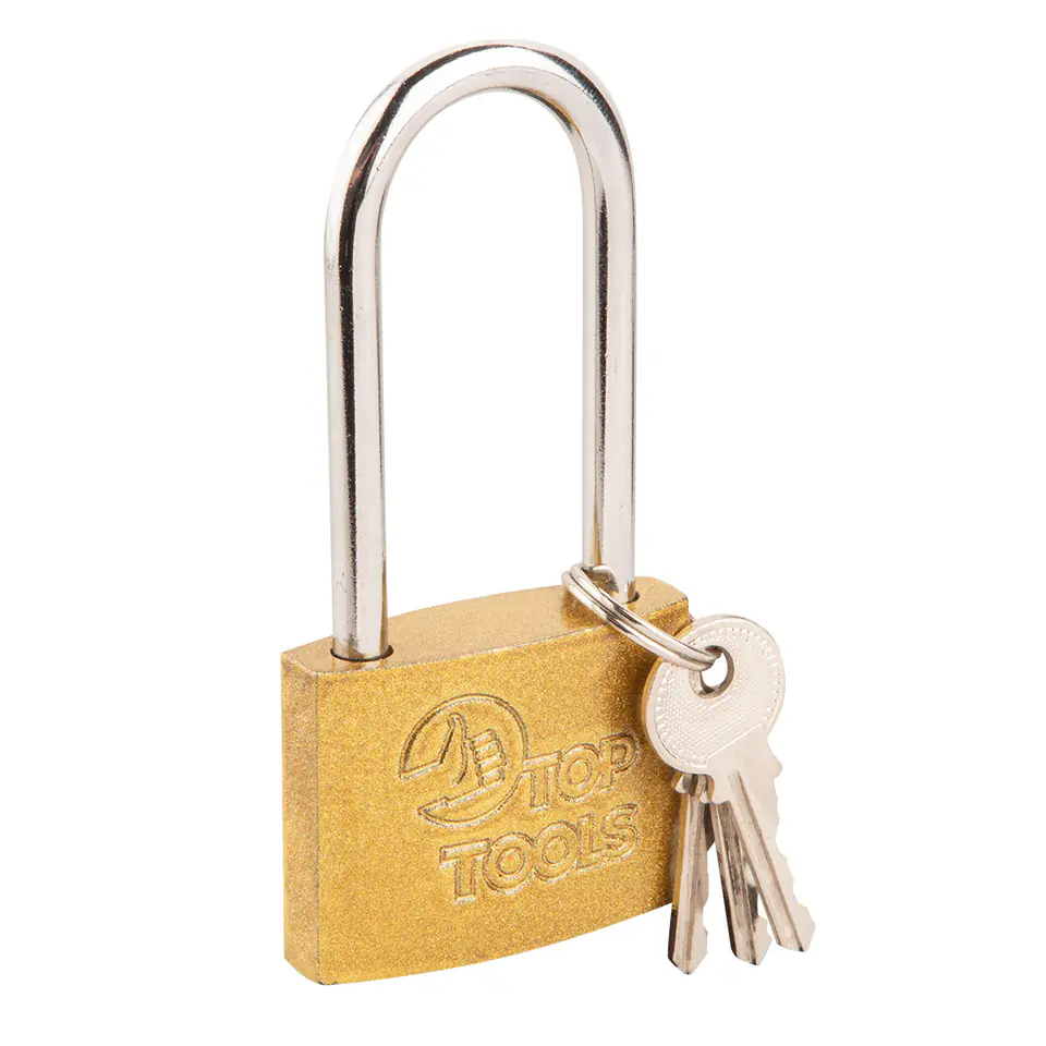 ⁨Padlock with long yoke 50 mm, 2 keys⁩ at Wasserman.eu