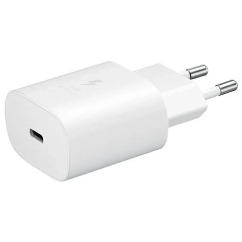 ⁨Ładowarka sieciowa Samsung EP-TA800NW PD 25W USB-C biała/white⁩ w sklepie Wasserman.eu
