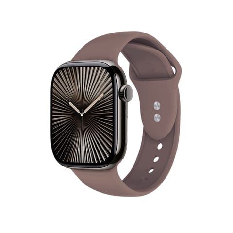 ⁨Crong Liquid - Pasek do Apple Watch 44/45/46/49 mm (brązowy)⁩ w sklepie Wasserman.eu