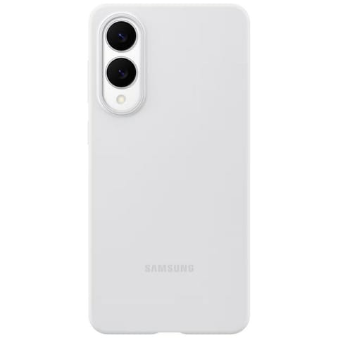 ⁨Etui Samsung Silicone Case do Galaxy S25 Edge jasnoszary⁩ w sklepie Wasserman.eu