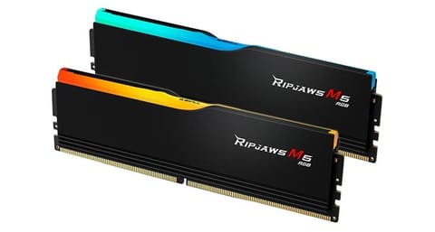⁨Memory PC DDR5 32GB (2x16GB) Ripjaws M5 RGB 5200MHz CL40 XMP3 Black⁩ at Wasserman.eu