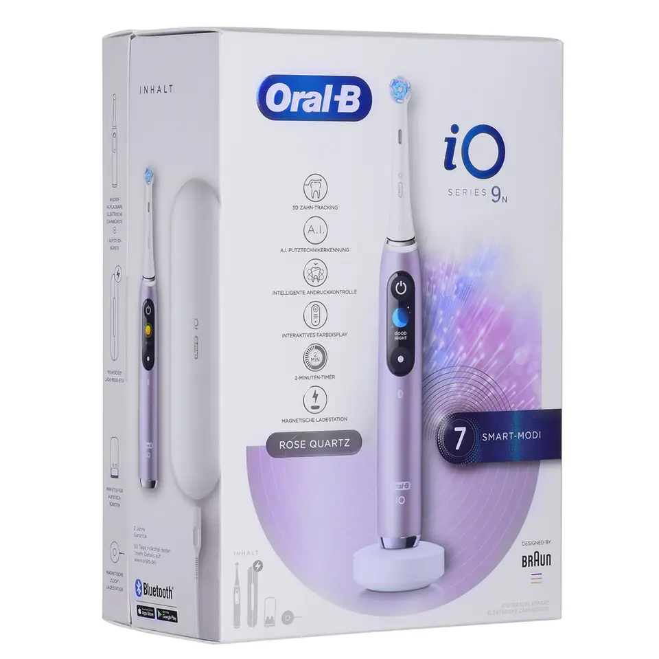 ⁨Oral-B iO Series 9N Adult Vibrating toothbrush Rose⁩ at Wasserman.eu