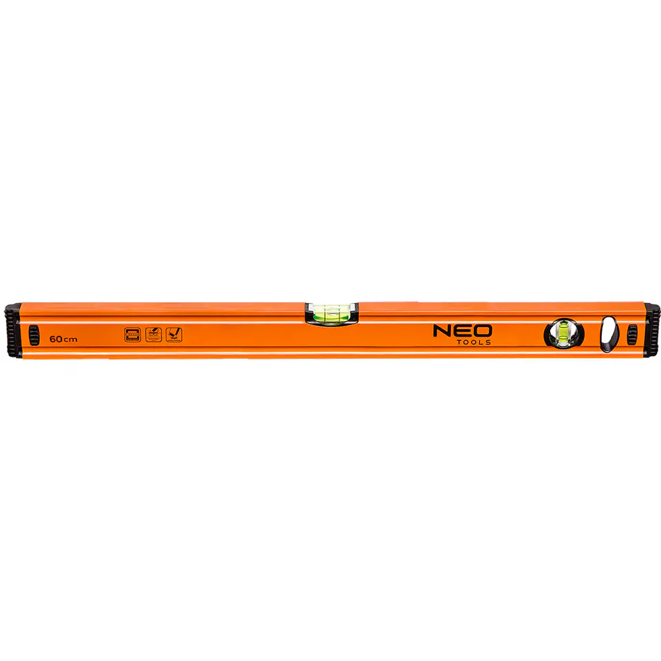 Poziomnica aluminiowa 60 cm, 2 libelle w sklepie Wasserman.eu