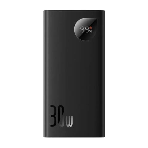 ⁨Powerbank Baseus Adaman2 10000mAh, 2xUSB, USB-C, 30W (czarny)⁩ w sklepie Wasserman.eu
