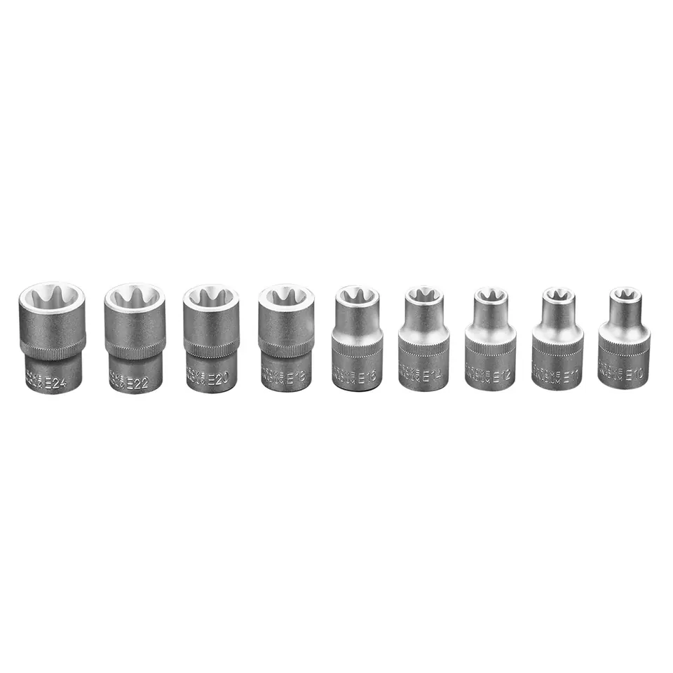 Klucze nasadowe 1/2" Torx, zestaw 9 szt. w sklepie Wasserman.eu