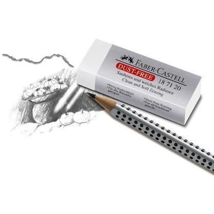 ⁨Gumka plastikowa mała DUST FREE 187130 FABER-CASTELL⁩ w sklepie Wasserman.eu
