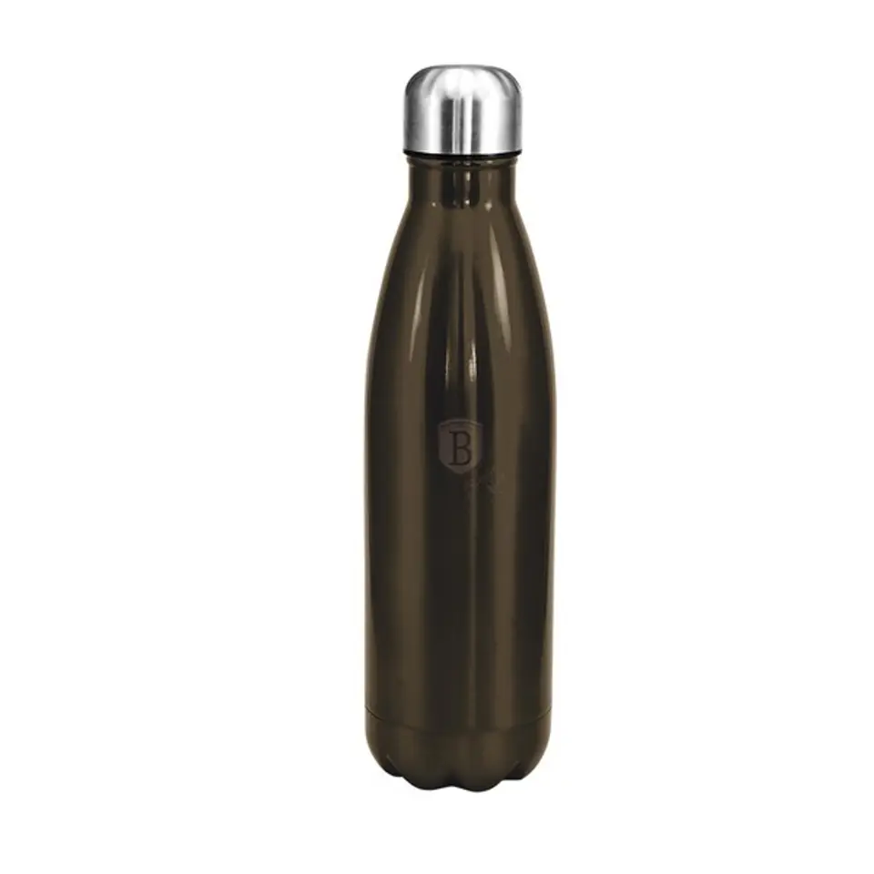 ⁨Thermos 0.5l BERLINGER HAUS BH/6820 Metallic Line Shiny Black Edition, brown, metallic⁩ at Wasserman.eu