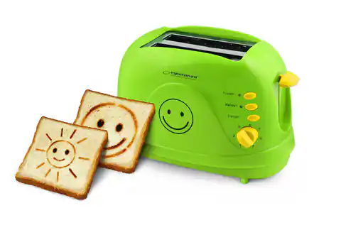 ⁨Esperanza EKT003 Toaster 750 W Green⁩ at Wasserman.eu